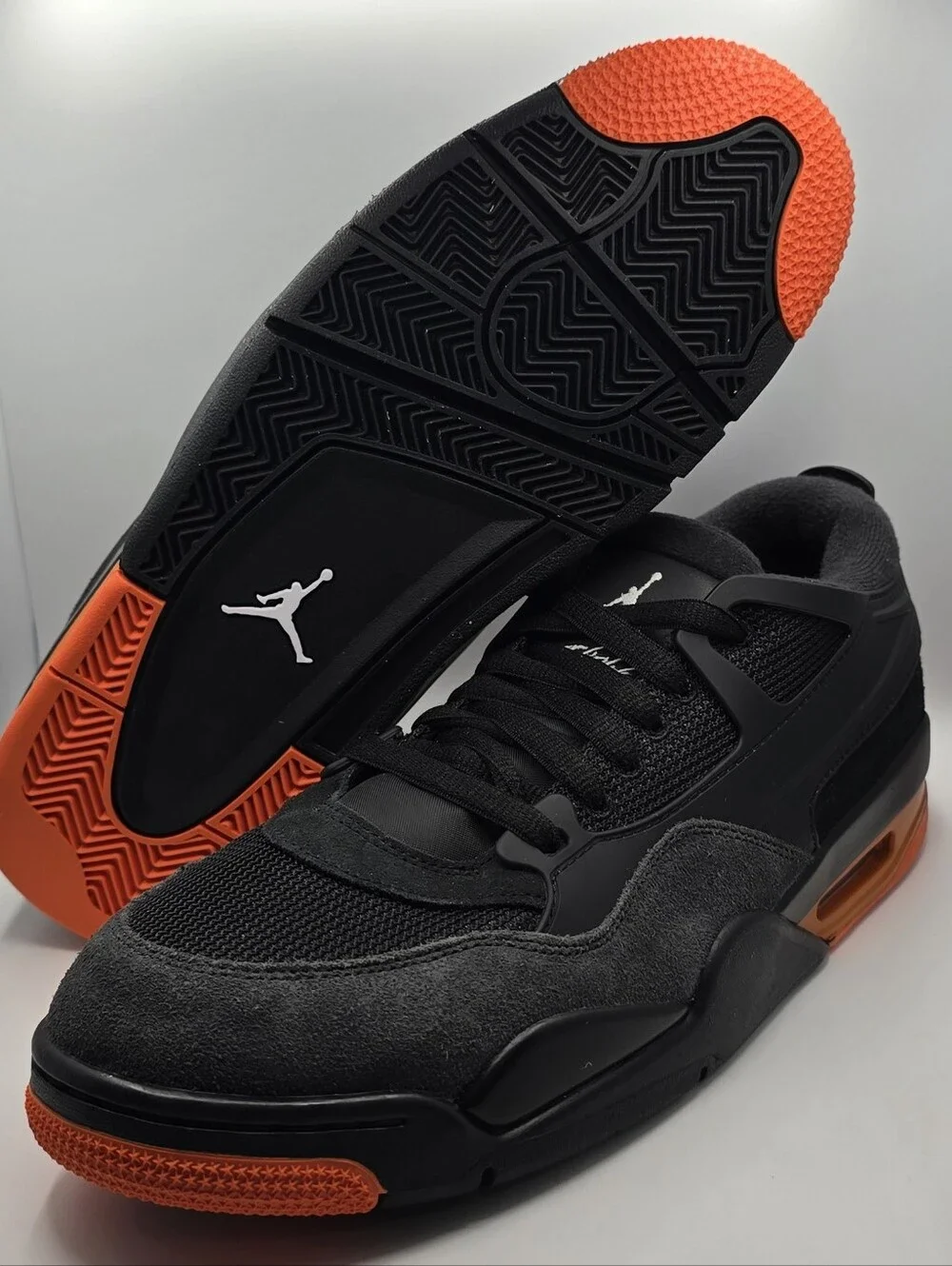 Nike Air Jordan 4 RM Black Starfish Orange Anthracite HF8126-001  Men's 11.5
